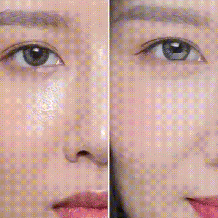 핑크 사슴 버섯머리 퍼프 촉촉한 쿠션 BB