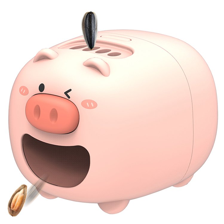 【食用ひまわりの種の殻むき器】水洗い可能、使い勝手が良い、大容量リチウム電池内蔵、長時間使用可能、可愛い