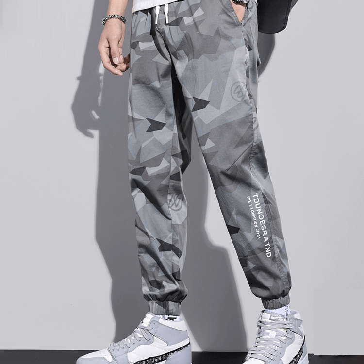 남성 미채 테이퍼드 팬츠