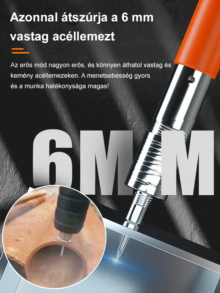 Kézi hangtompítós szögbelövő pisztoly