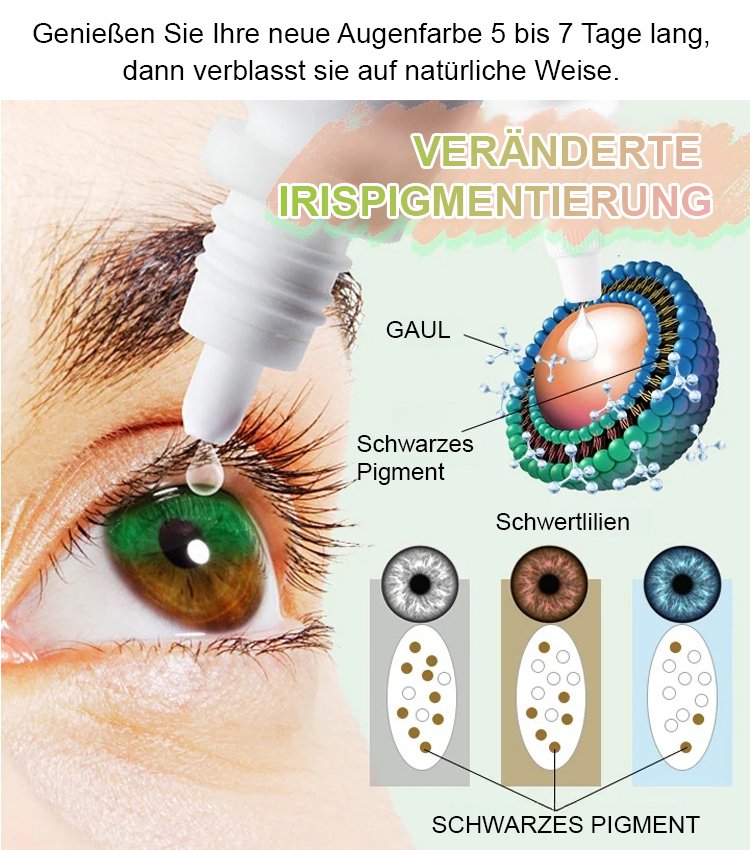 Sofortige korrigierende klare Sicht Farb-Augentropfen