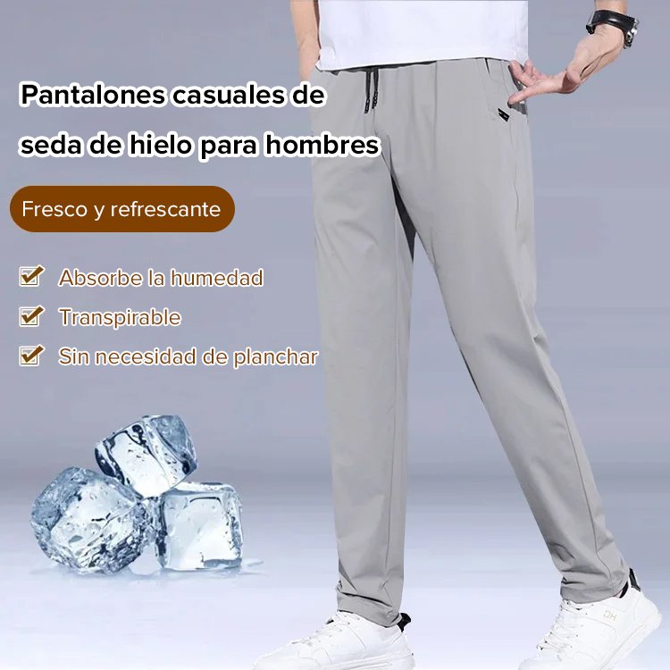 【Limitado 100 piezas】Pantalones de hielo transpirables ultrafinos para verano