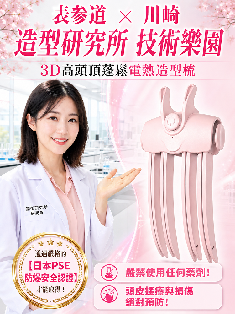 HFH-表參道星鑽 3D高顱頂蓬鬆電熱梳