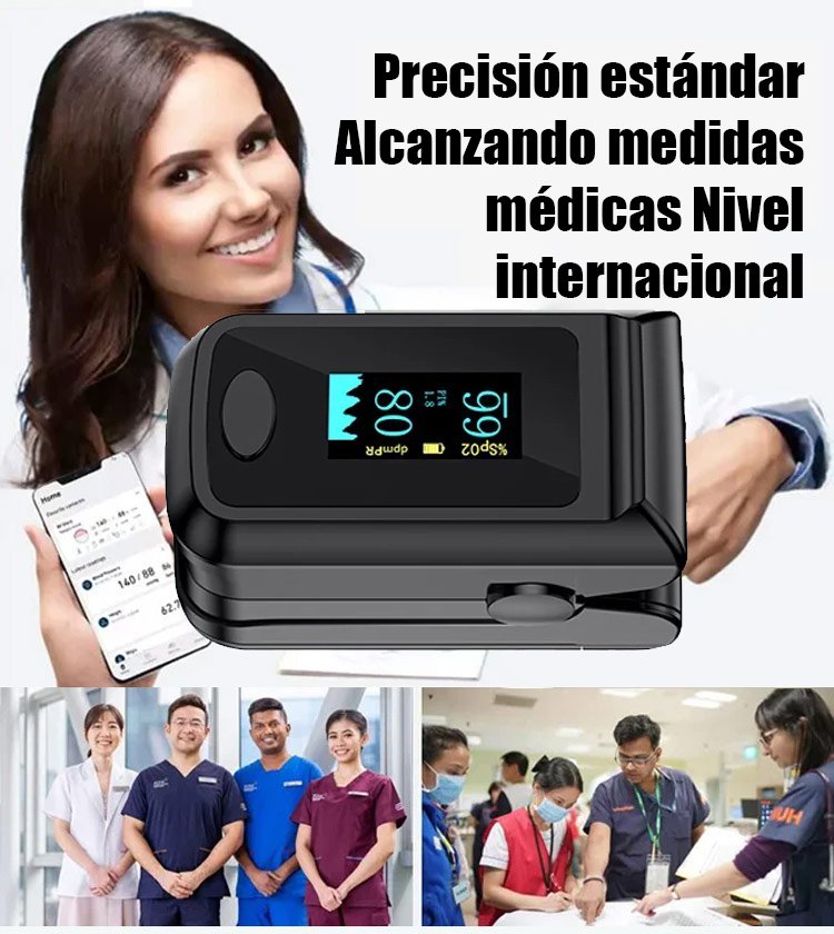 Oxímetro de pulso médico