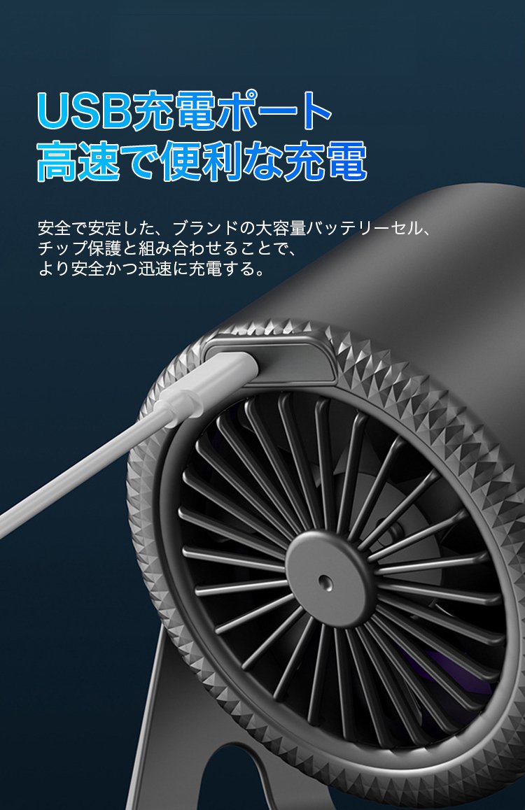 多機能ターボファンの持ち運びイメージ