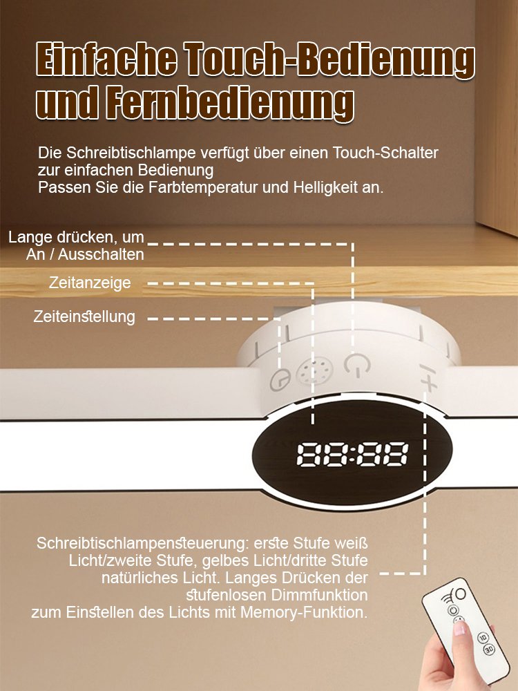 Abnehmbares magnetisches Uhrenlicht