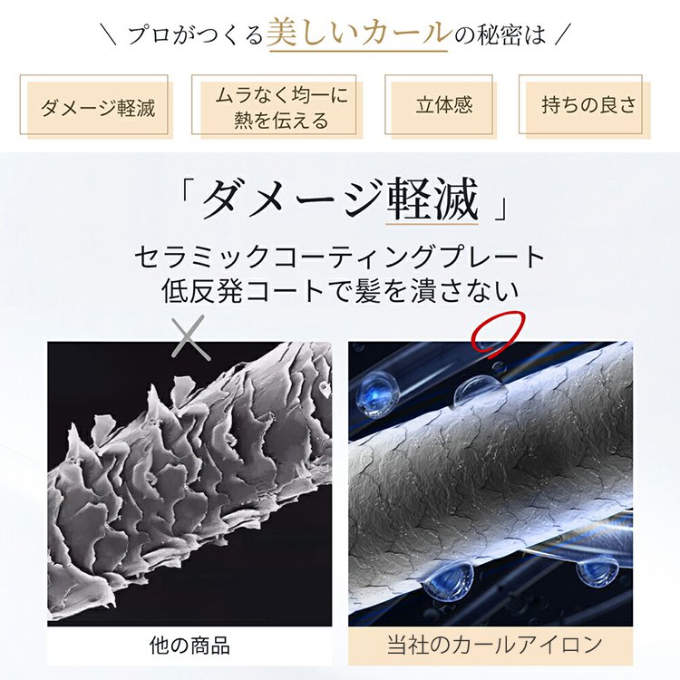 自動ヘアアイロン