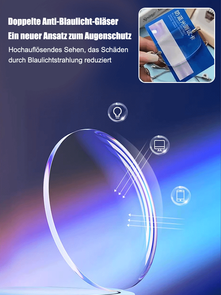 Intelligente, farbwechselnde, ultraklare, randlose Presbyopiebrille mit Zoomfunktion