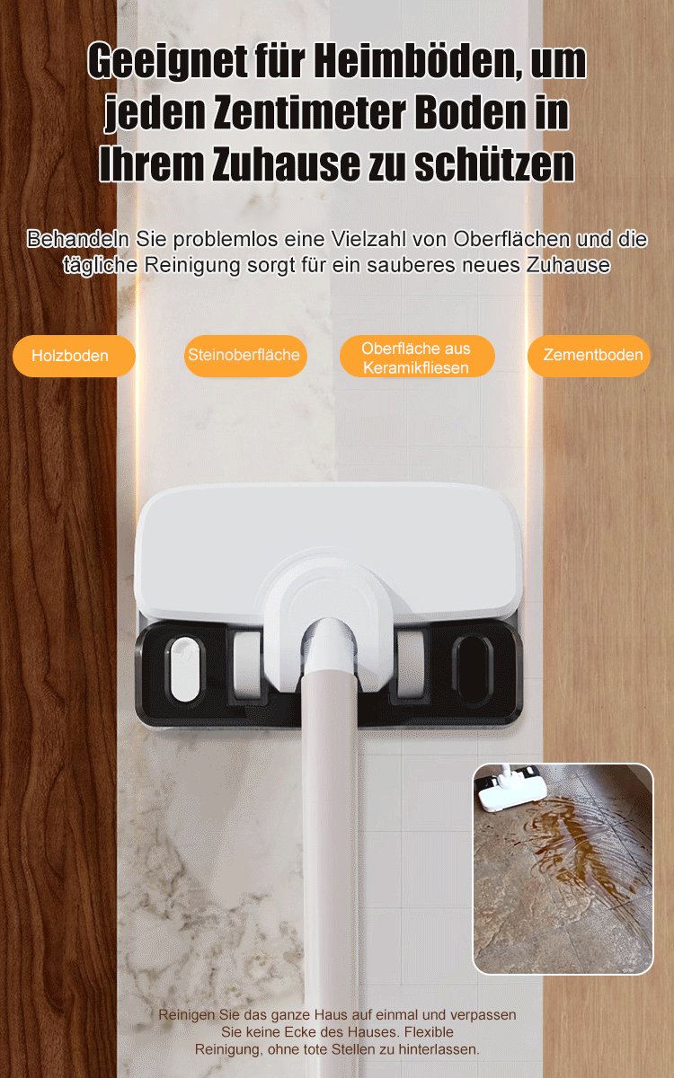 【Upgrade Große Saugkraft】Nass-Trocken-Saugen und Wischen 5-in-1 Staubsauger