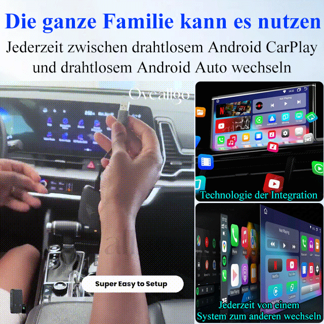 Drahtlose CarPlay-Auto-Box mit intelligenter Navigation