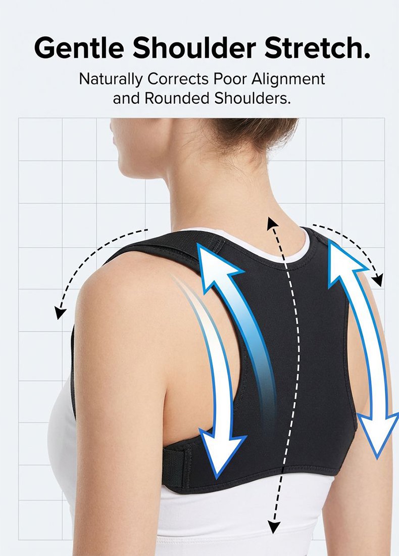 Ergonomic Comfort Posture Corrector Belt - Specifically for Treating Hunchback