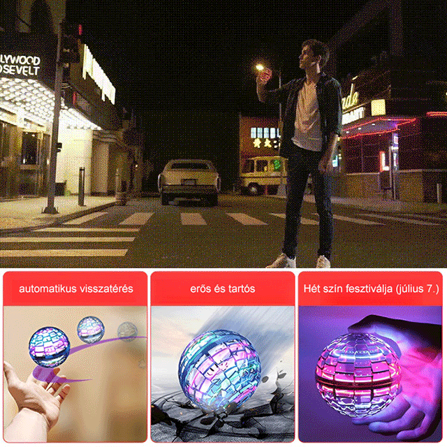 Varázslatos boomerang repülőgolyó