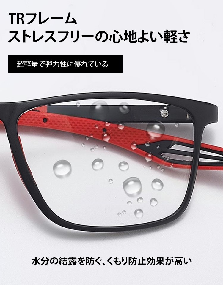 遠近両用ブルーライトカット老眼鏡