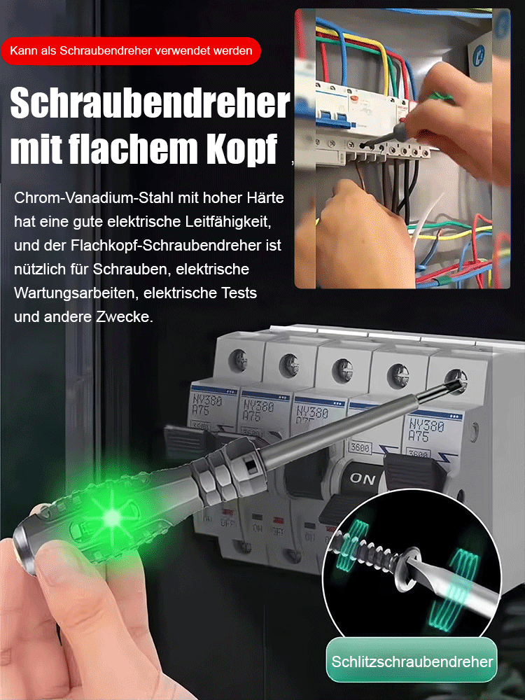 Farblichtstift mit hoher Helligkeit Schraubendreher