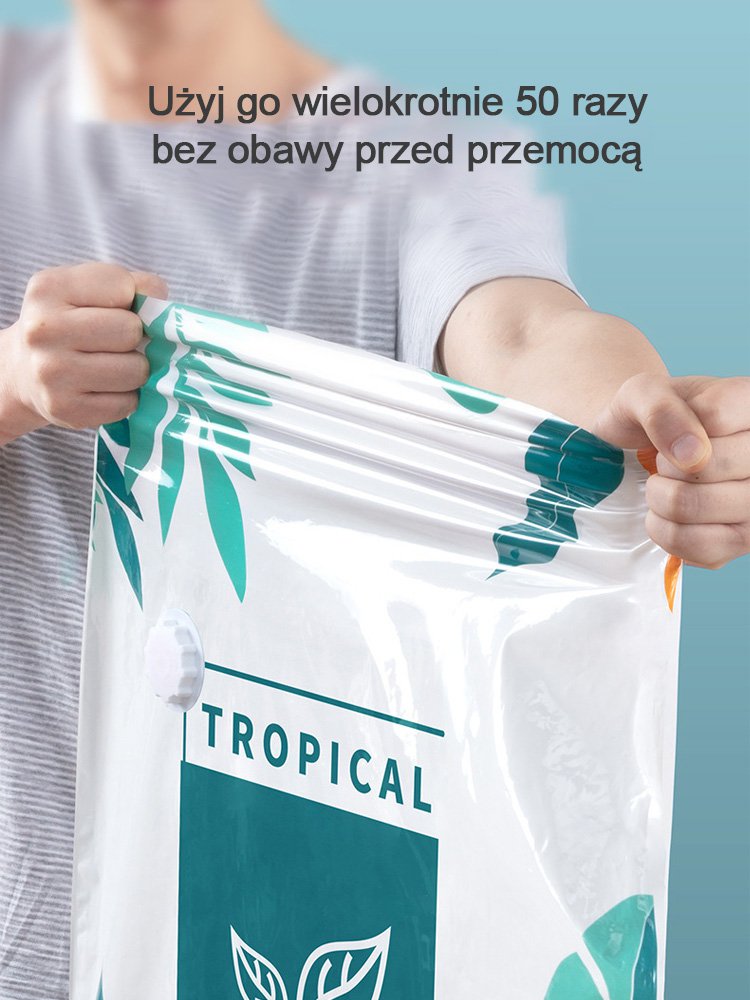 Zagęszczony worek do przechowywania próżniowego 7-częściowy zestaw