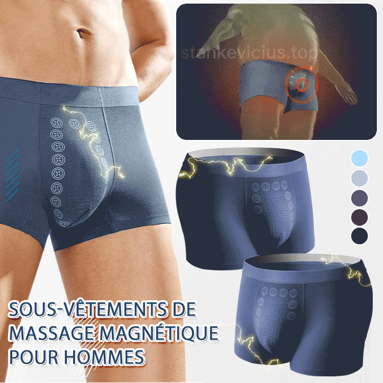 Sous-vêtements de massage et de thérapie magnétique pour hommes