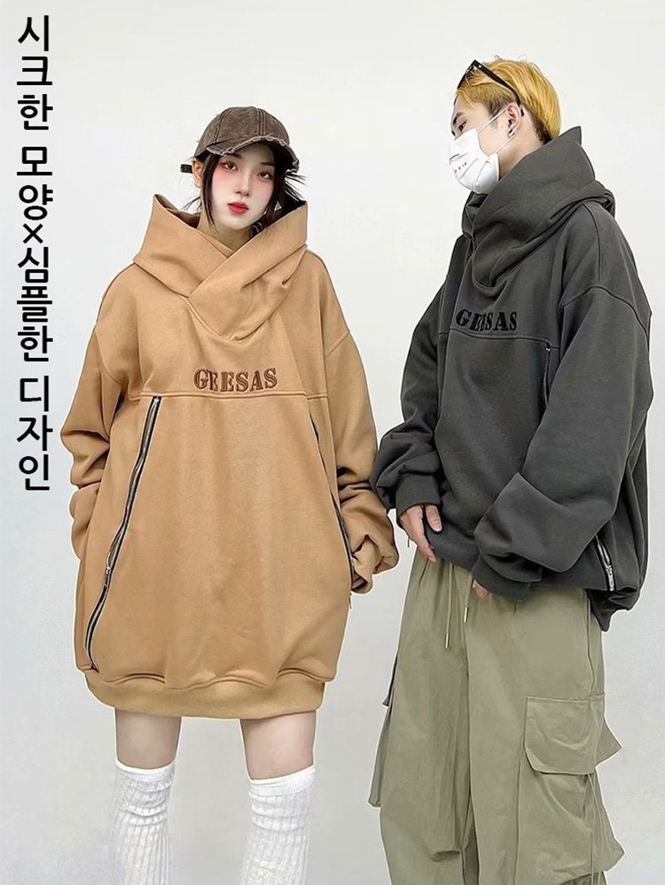 빈티지 캐주얼 후드