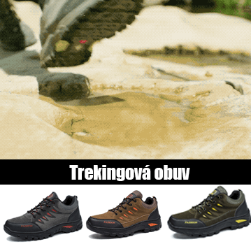 Protiskluzové tlumicí turistické boty