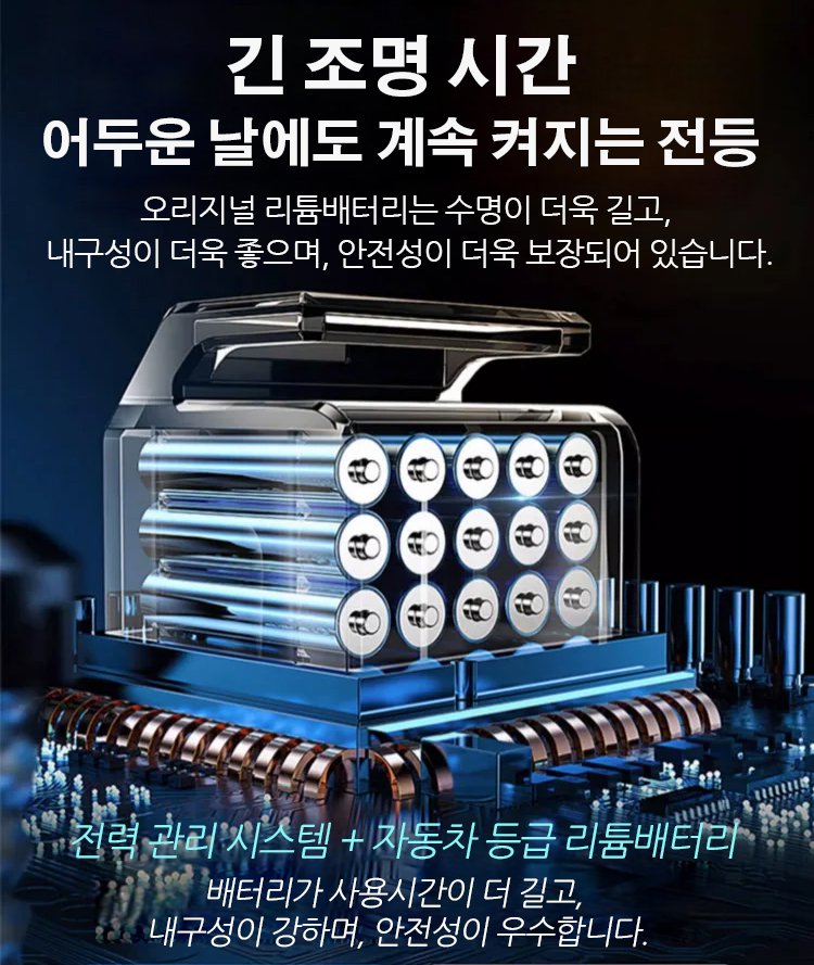 [10년 사용 가능] 신상 태양열등