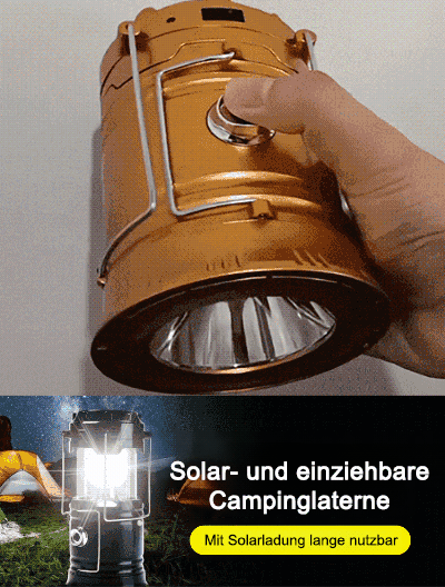 Wasserdichte multifunktionale Solarleuchte