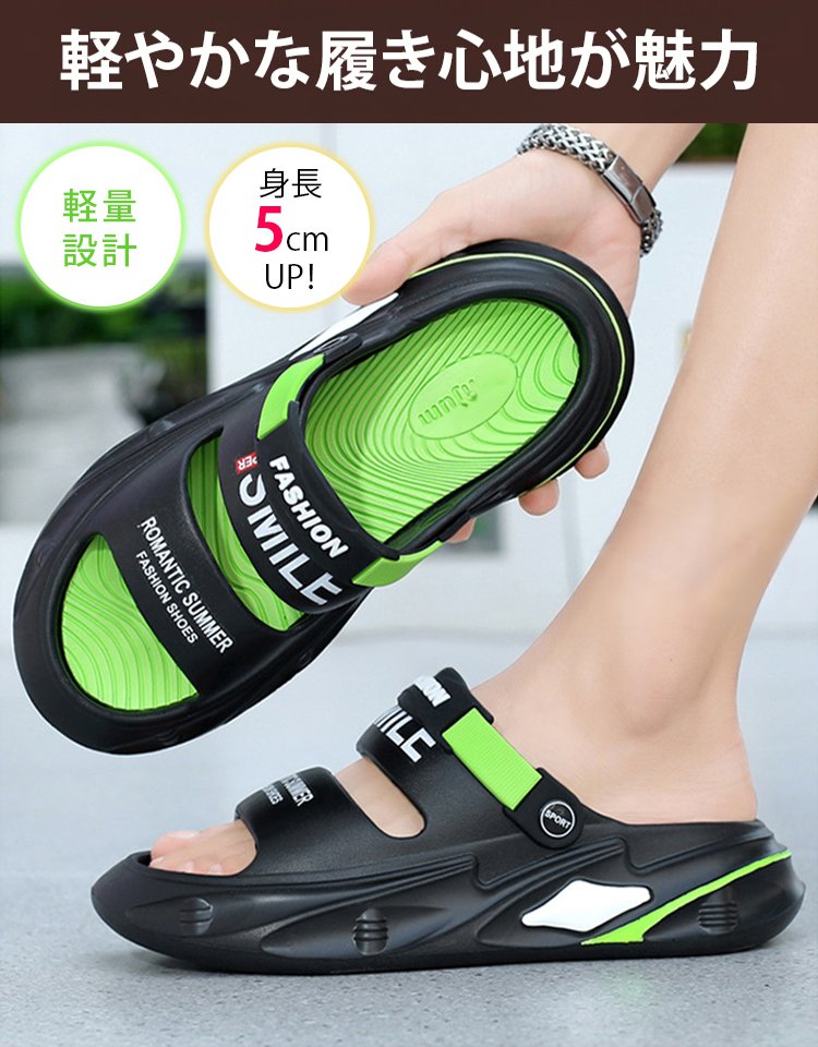 メンズ2wayサンダル