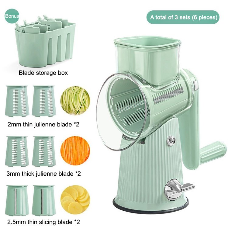 Rotary Cheese Grater with Handle