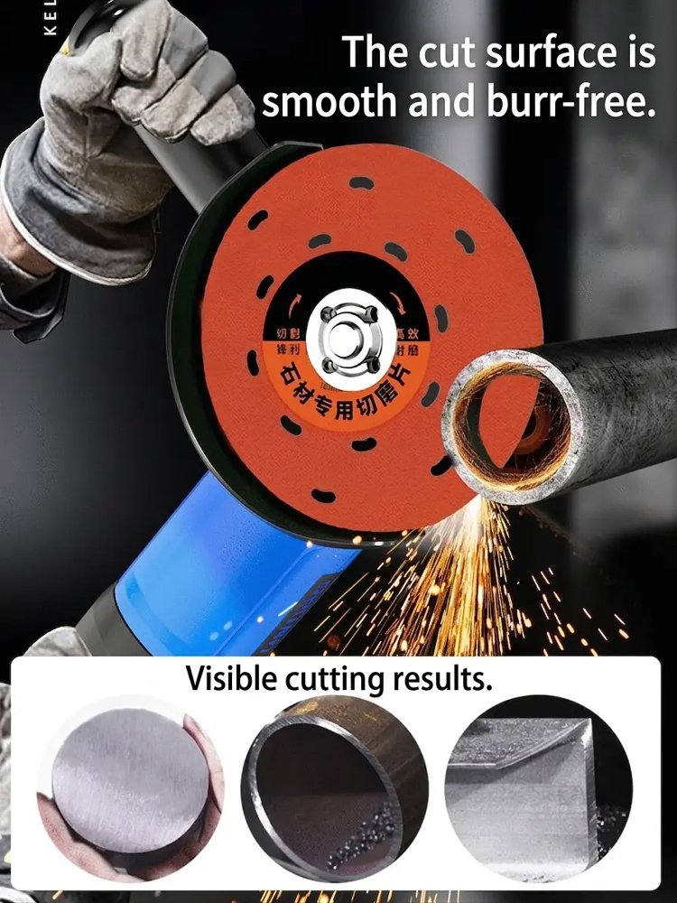 Industrial grade ceramic tile polishing and beveling cutting disc