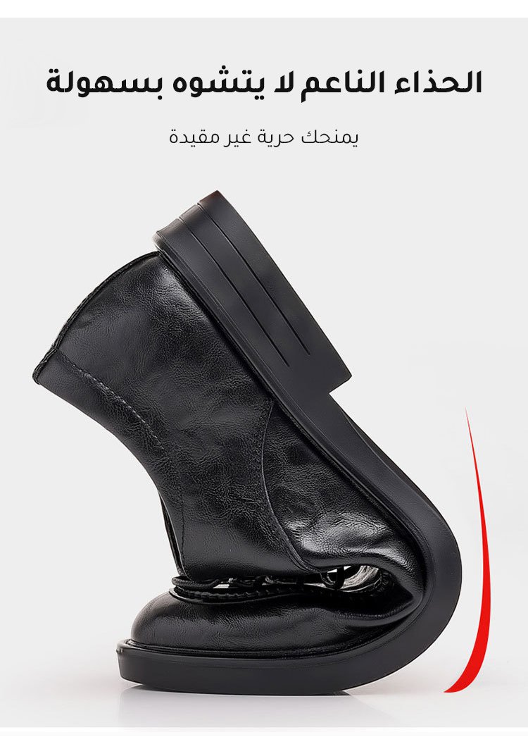 حذاء مكتبي رجالي جلد إيطالي