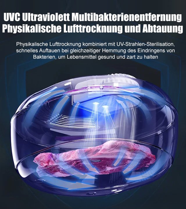 6-in-1-Bakterienhemmender Auftau-und Frischhalter