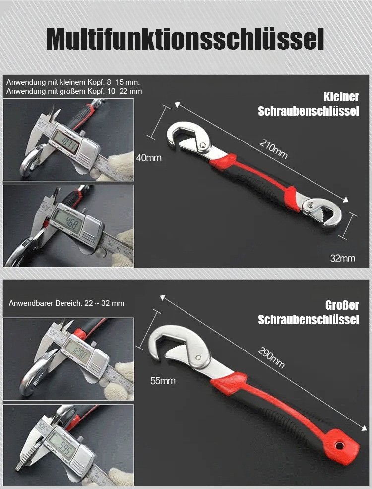 TJ449 Universal-Schlüssel-Satz Komplettansicht