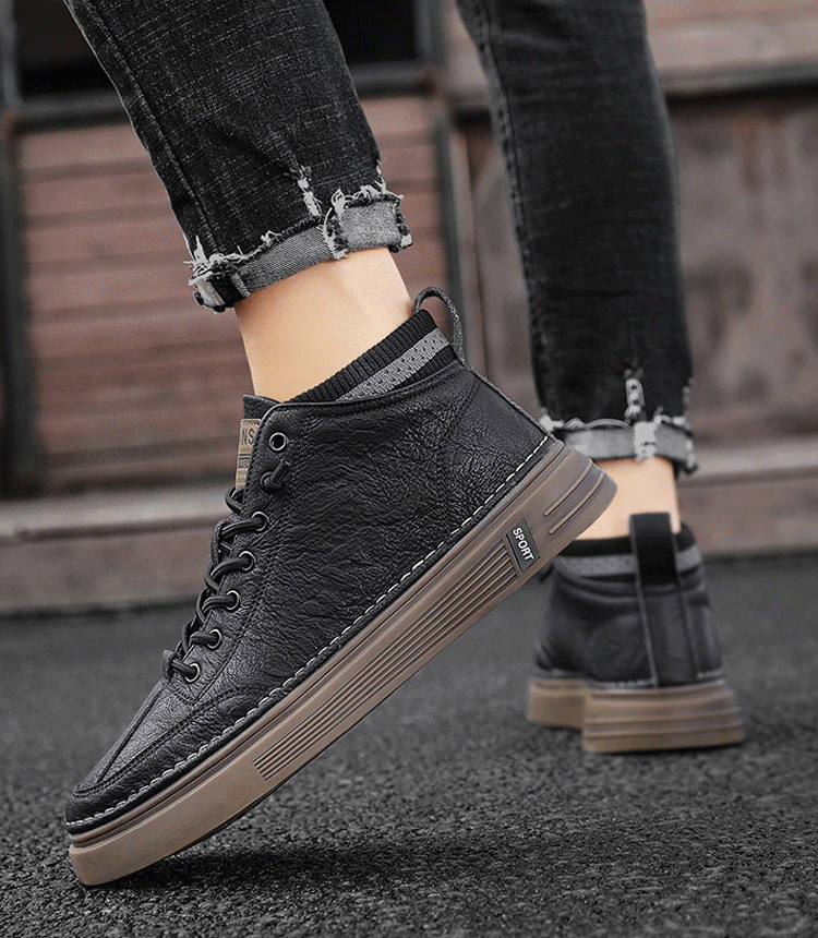 가죽 캐주얼 신발