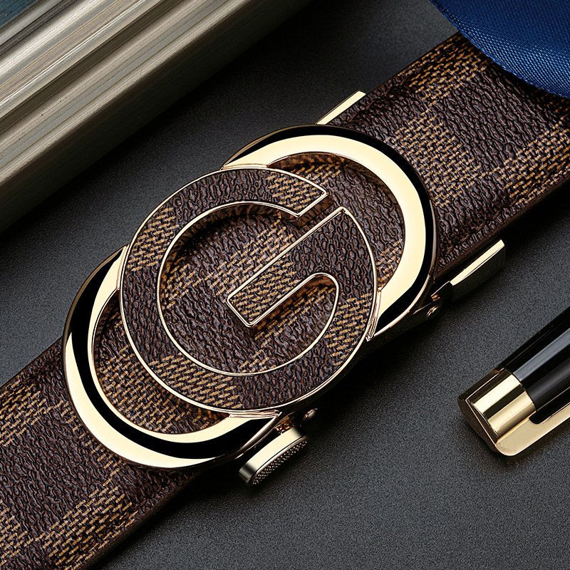 オートロック式本革ベルト