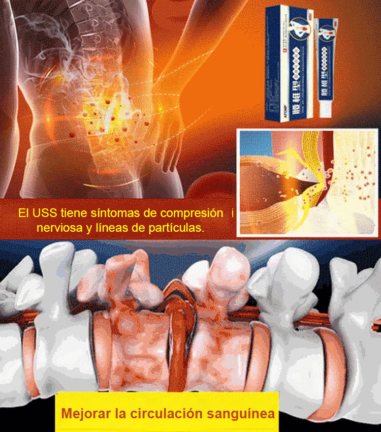 Gel de compresión fría para la columna lumbar