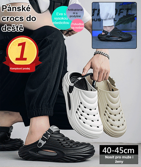 【Zvýšení o 5 cm, podpěra klenby】Pánské dvouúčelové děrované boty-FBA