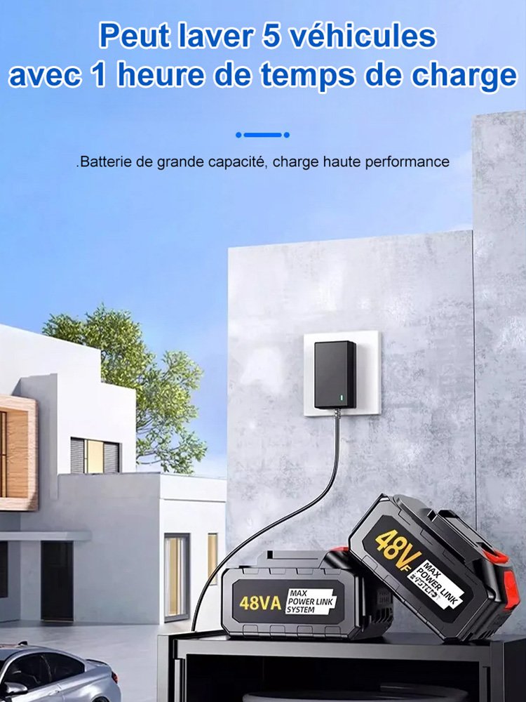 Machine de nettoyage au lithium sans fil