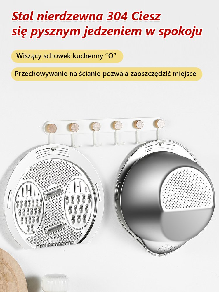 Wielofunkcyjna krajalnica do warzyw ze stali nierdzewnej