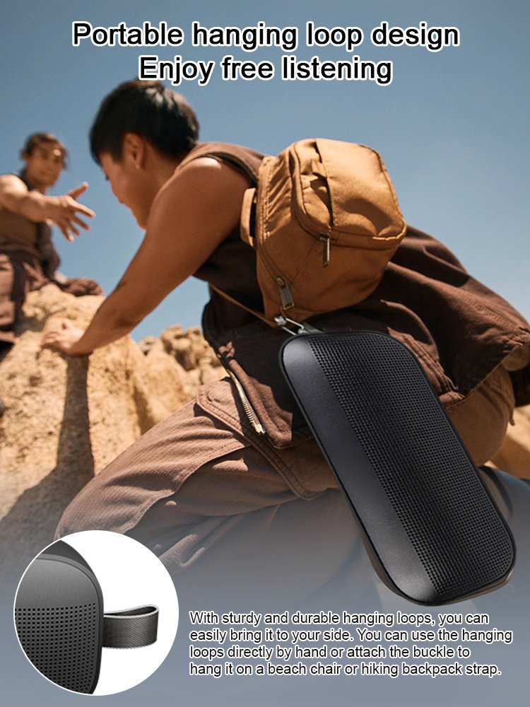 [Outstanding sound effects] Little Giant Bullet Bluetooth Portable Speaker