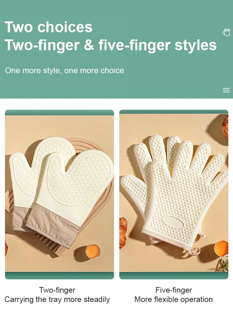 [Two-finger and five-finger optional] Silicone Insulated Gloves