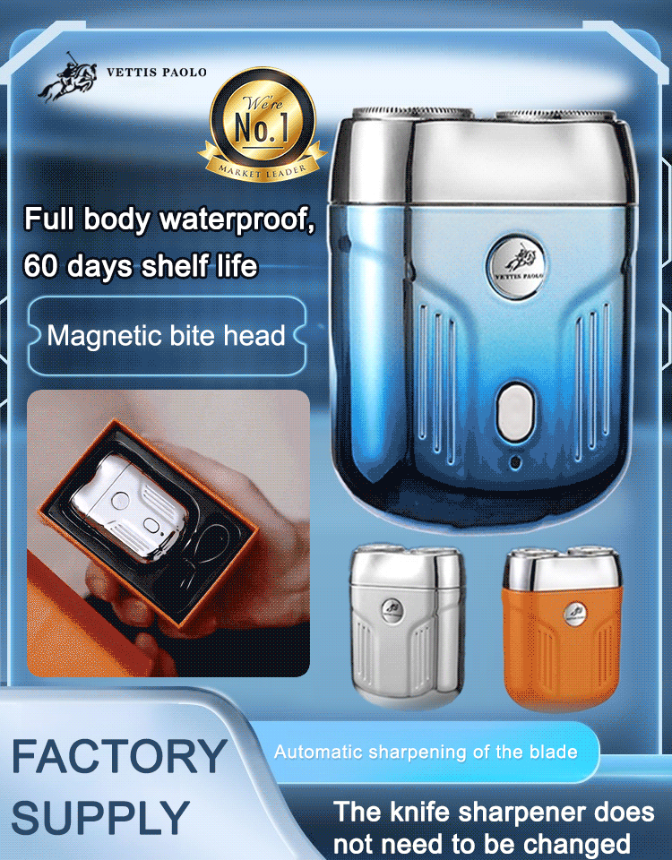 Full body waterproof men's fast charging electric shaver