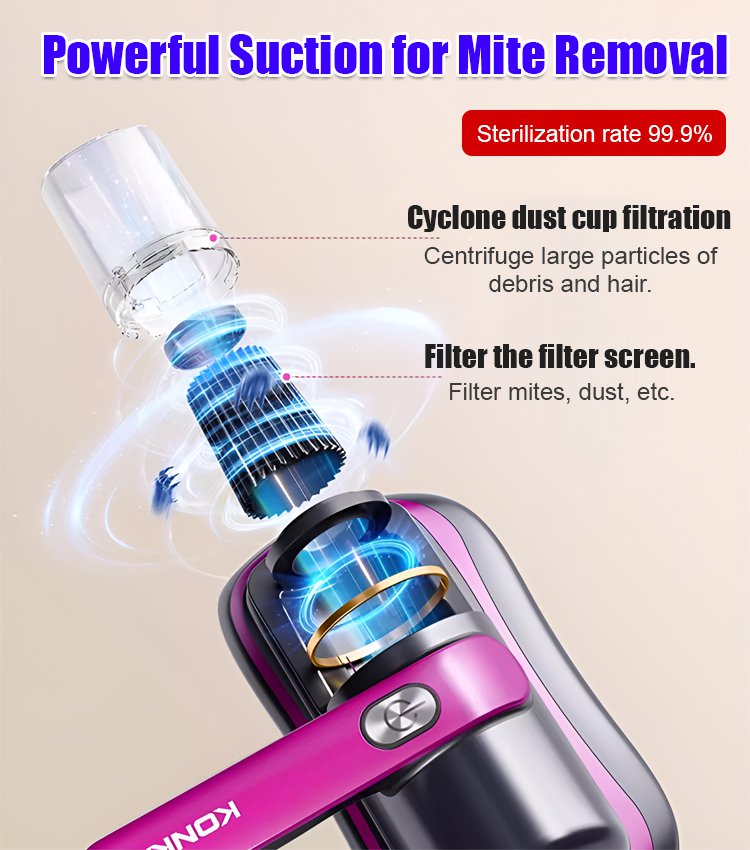 Ultraviolet Wireless Sterilization and Mite Removal Device