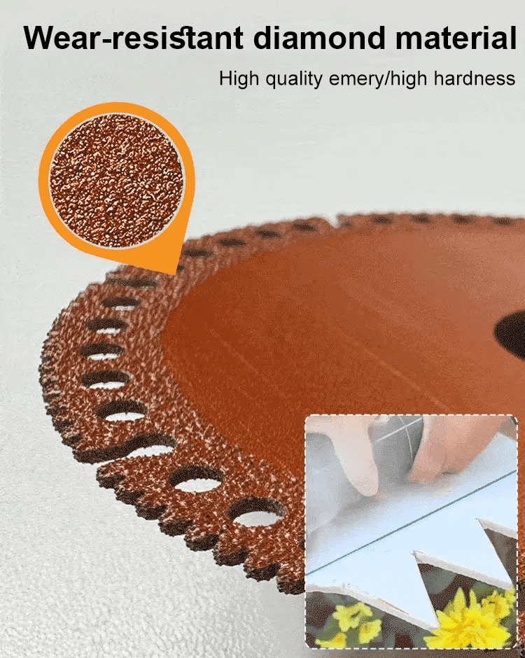 Industrial grade composite multifunctional cutting disc