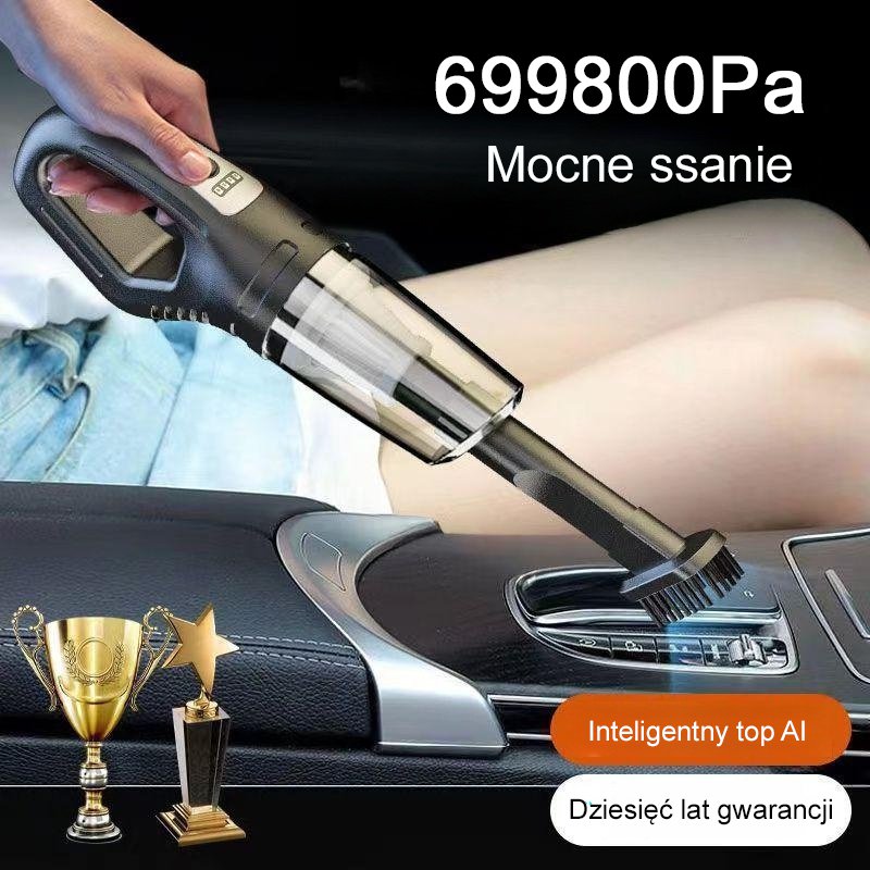 kompaktowy odkurzacz ręczny o dużej mocy ssania