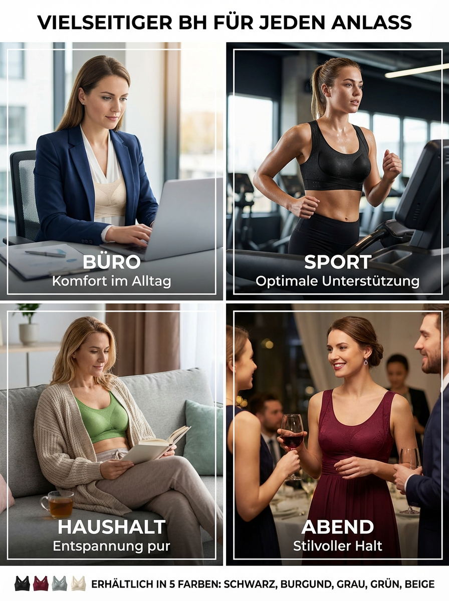 Hochwertiger, eleganter, vorne verschließbarer Push-up-BH mit schönem Rücken-Design.
