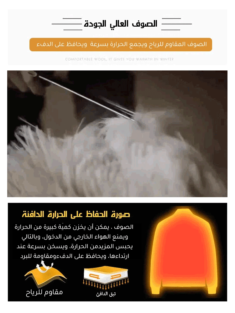 【مبطن وسميك】تيشيرت رجالي بطبقتين من الشينيل