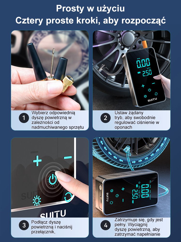 Wielozadaniowa] Samochodowa pompka do zasilania awaryjnego