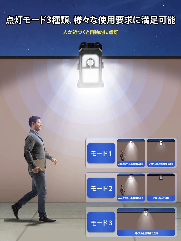 クリップ式ソーラーライト