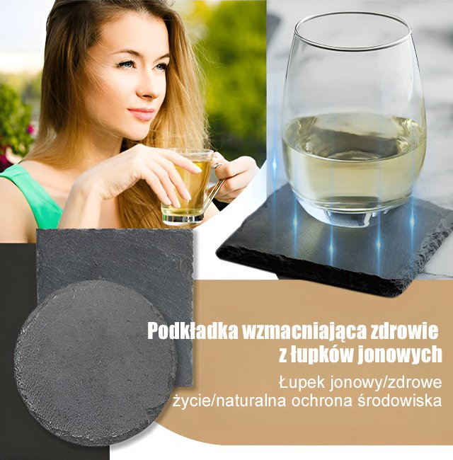 Poduszki na filiżanki z magnesami energetycznymi