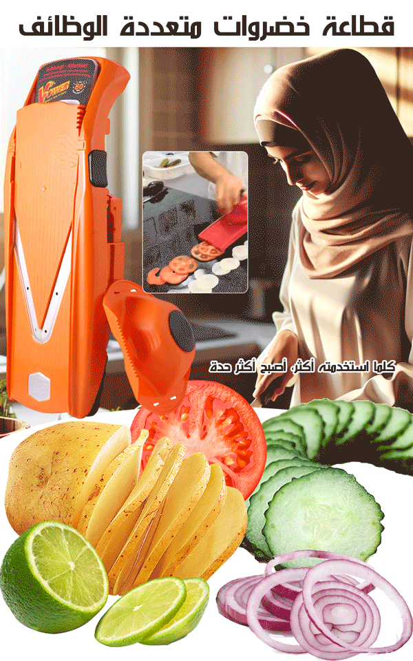 قطاعة خضروات متعددة الوظائف ذات الجودة الألمانية