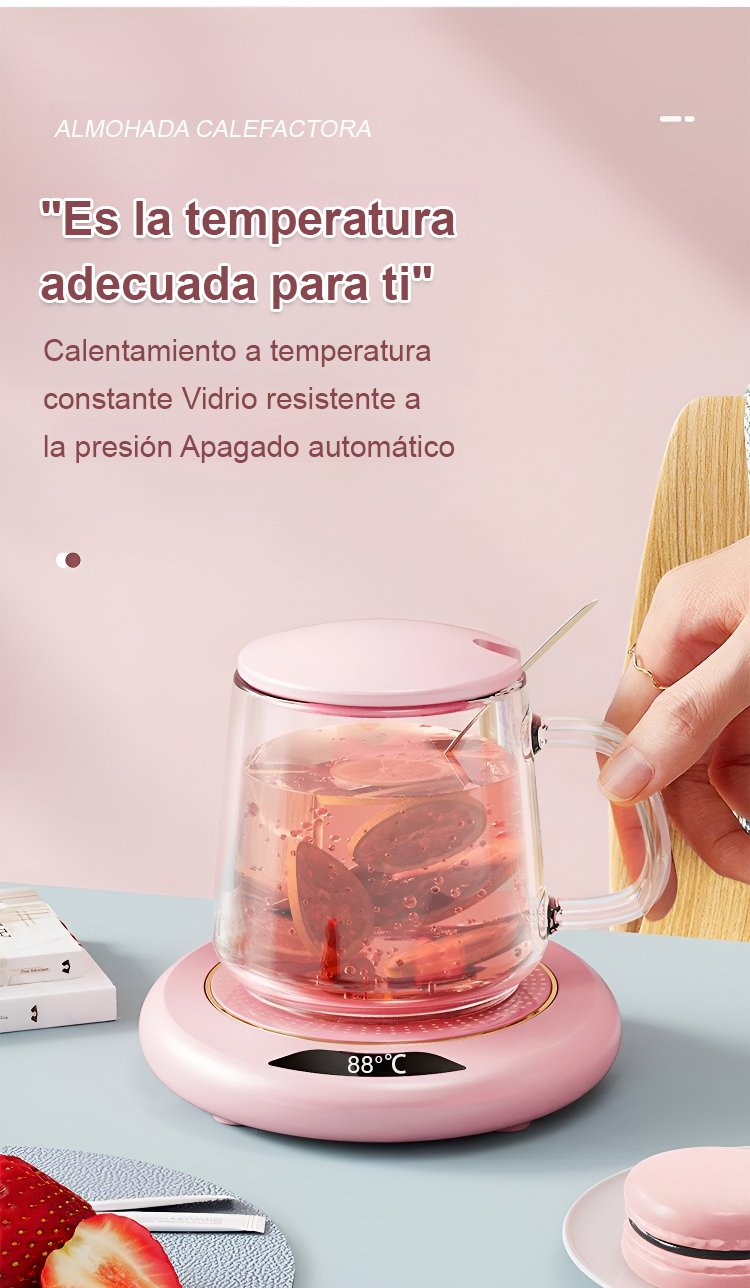 Detalle del botón de encendido de la estera calefactora