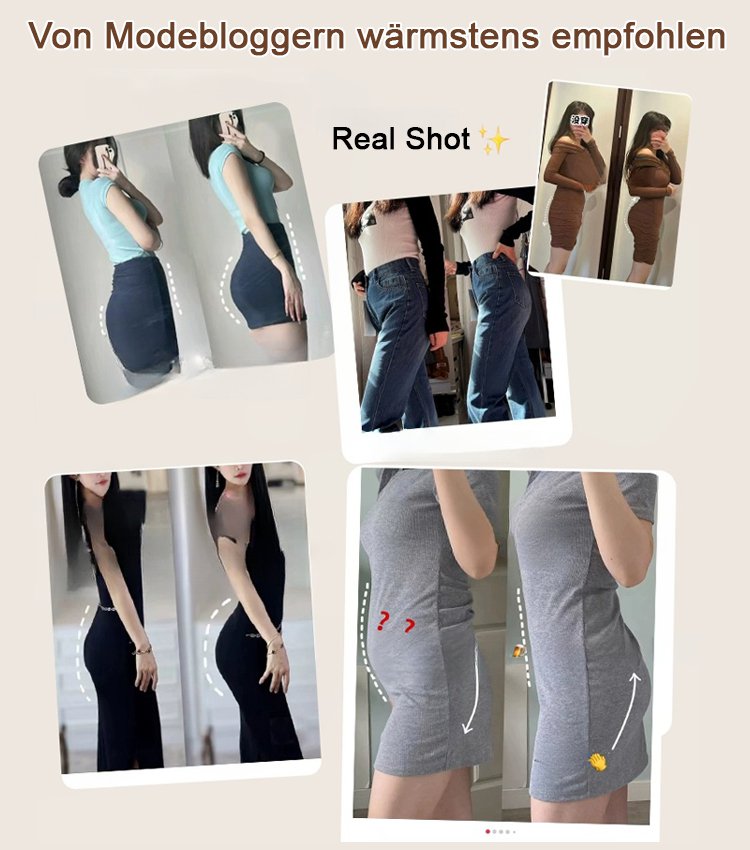 Hoch taillierte, bauchfreie und hüftstraffende nahtlose Beifuß-Höschen mit antibakterieller Wirkung